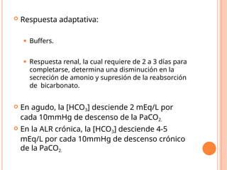 EQUILIBRIO ACIDO BASE SISTEMAS BUFFER .. | PPTX