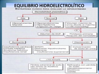 EQUILIBRIO HIDROELECTROLÍTICOEQUILIBRIO HIDROELECTROLÍTICO
DR. SERGIO CIFUENTES G.DR. SERGIO CIFUENTES G.
 
