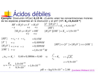 Ácidos débiles