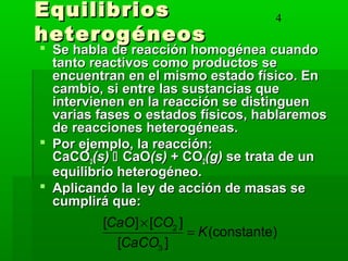 Equilibrios heterogeneos | PPS