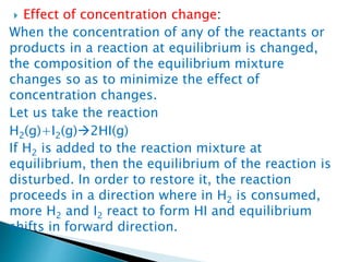 Equilibrium-class 12 chemistry | PPTX