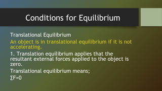 Equilibrium and levers Slide 9