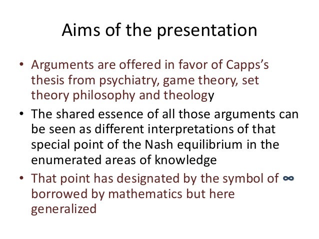 Thesis theory of mind