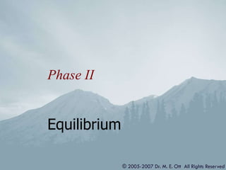 Phase II Equilibrium 