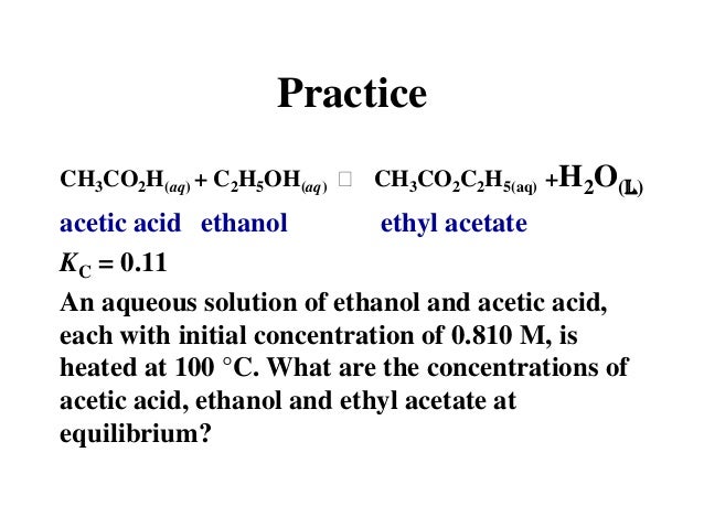 equilibrium student 2014 2 ch3co2h