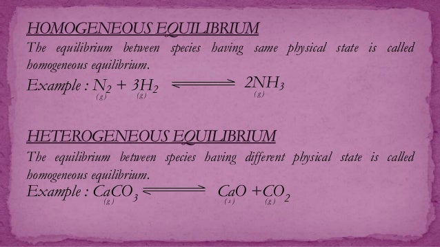 Equilibrium Equilibrium