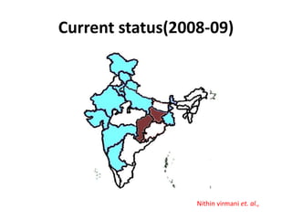 Current status(2008-09)
Nithin virmani et. al.,
 