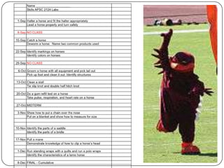 4 – several forms related to our ongoing research projectOdds and InsThe restrooms are located in the Arena