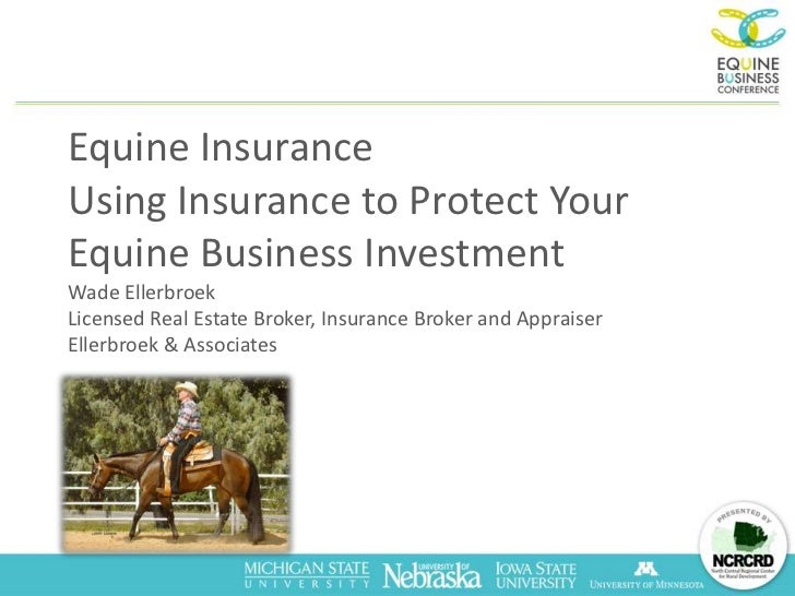 Equine Insurance: Protecting Yourself, Your Horse, and Your Equine Bu…