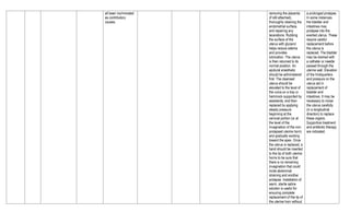 all been incriminated
as contributory
causes.
removing the placenta
(if still attached),
thoroughly cleaning the
endometrial surface,
and repairing any
lacerations. Rubbing
the surface of the
uterus with glycerol
helps reduce edema
and provides
lubrication. The uterus
is then returned to its
normal position. An
epidural anesthetic
should be administered
first. The cleansed
uterus should be
elevated to the level of
the vulva on a tray or
hammock supported by
assistants, and then
replaced by applying
steady pressure
beginning at the
cervical portion (or at
the level of the
invagination of the non-
prolapsed uterine horn)
and gradually working
toward the apex. Once
the uterus is replaced, a
hand should be inserted
to the tip of both uterine
horns to be sure that
there is no remaining
invagination that could
incite abdominal
straining and another
prolapse. Installation of
warm, sterile saline
solution is useful for
ensuring complete
replacement of the tip of
the uterine horn without
a prolonged prolapse.
In some instances,
the bladder and
intestines may
prolapse into the
everted uterus. These
require careful
replacement before
the uterus is
replaced. The bladder
may be drained with
a catheter or needle
passed through the
uterine wall. Elevation
of the hindquarters
and pressure on the
uterus aid in
replacement of
bladder and
intestines. It may be
necessary to incise
the uterus carefully
(in a longitudinal
direction) to replace
these organs.
Supportive treatment
and antibiotic therapy
are indicated.
 
