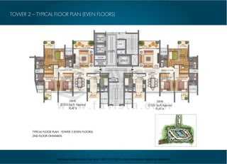 TOWER 2 – TYPICAL FLOOR PLAN (EVEN FLOORS)

3BHK
(2526 Sq.ft. Approx)
FLAT B

3BHK
(2526 Sq-ft Approx)
FLAT A

TYPICAL FLOOR PLAN - TOWER 2 (EVEN FLOORS)
2ND FLOOR ONWARDS

Visit www.favista.com or Call us on 1800 2121 000 for more information regarding availability.

 