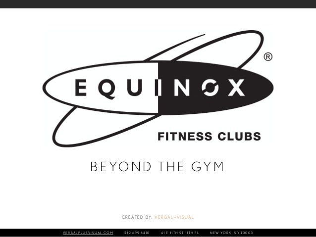Equinox Beyond The Gym