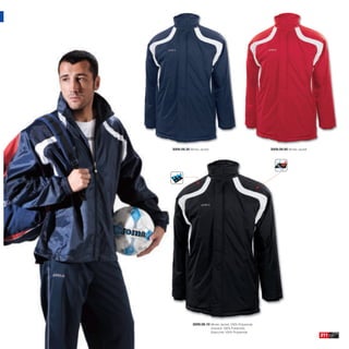 3009.09.30 Winter Jacket                               3009.09.60 Winter Jacket




             3009.09.10 Winter Jacket 100% Polyamide
                           Anorack 100% Poliamida
                           Giaccone 100% Polyamide
                                                                                  211
 