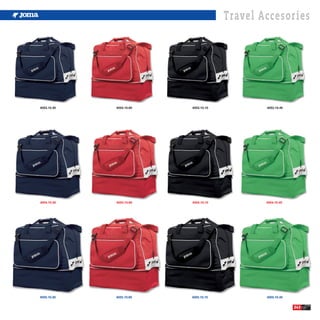 Travel Accesories




4053.10.30   4053.10.60   4053.10.10           4053.10.40




4054.10.30   4054.10.60   4054.10.10           4054.10.40




4055.10.30   4055.10.60   4055.10.10           4055.10.40


                                                            243
 
