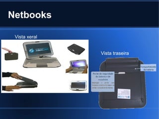Netbooks

 Vista xeral


               Vista traseira
 