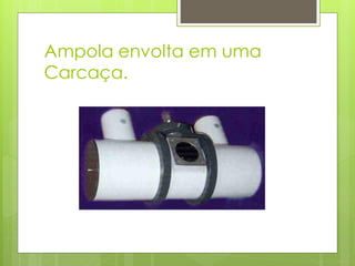 Ampola envolta em uma
Carcaça.
 