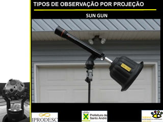 TIPOS DE OBSERVAÇÃO POR PROJEÇÃO
SUN GUN
 