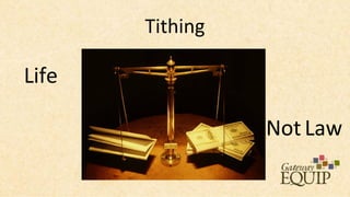 Tithing

Life

                 Not Law
 