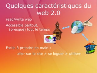 Quelques caractéristiques du web 2.0 read/write web 