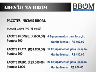 ADESÃO NA BBOM
 