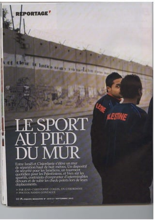 Equipe magazine_Sport_Cisjordanie