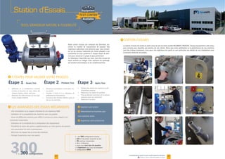 Station d’Essais
I É
I 3 É
300
225 m²
35
11
tout type de poudres
2 ingénieurs
ATEX
Étape 2 - Pendant Test Étape 3 - Après TestÉtape 1 - Avant Test
I
I
I
40
I
www.palamaticprocess.fr/bureau-etudes-ingenierie/test-plant
Vidéos & plans téléchargeables en ligne
41
I 3 É
Stationd’essais
+ de 300configurations
300300 fi
 