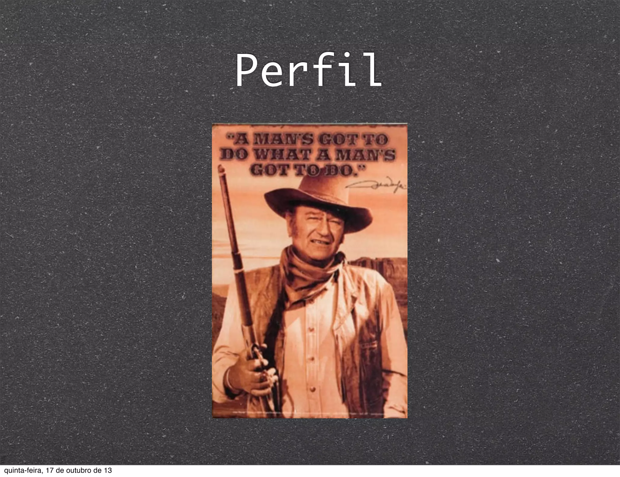 Perfil

quinta-feira, 17 de outubro de 13

 