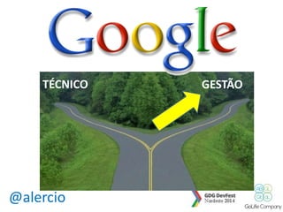 TÉCNICO GESTÃO 
@alercio 
 