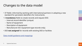 Jisc Equipment Data Service Update Workshop 3 December 2025 | PPTX