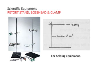 Equipment and its uses - learn how to draw and name | PPTX
