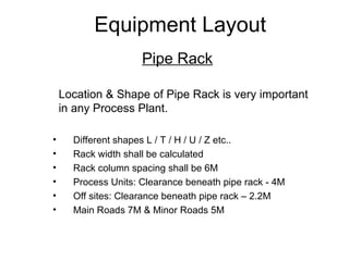 Bebeath Pipe Rack related to creating an equipment layout.ppt