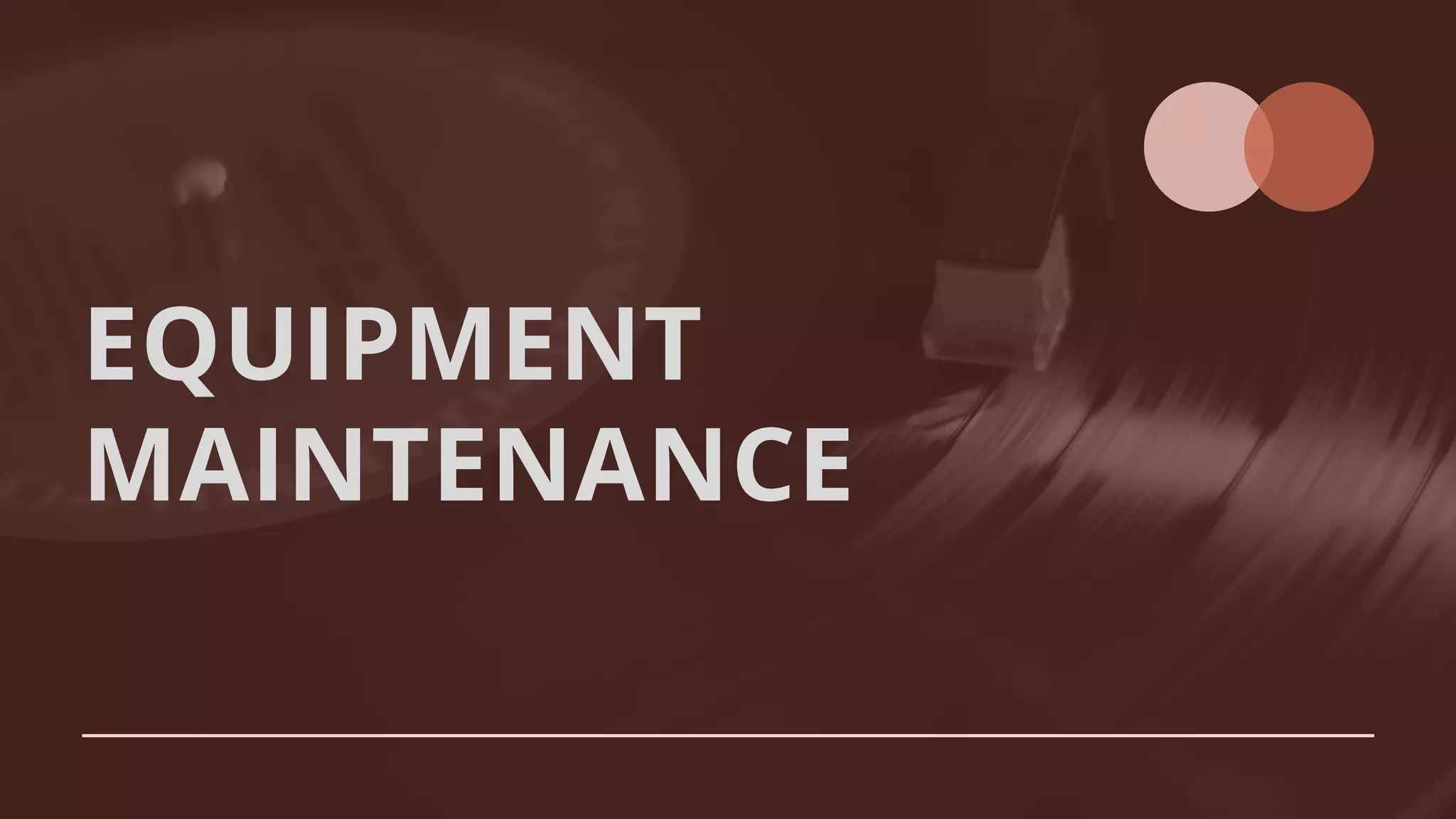The Importance of Equipment Maintenance in Health Care Environment PPT