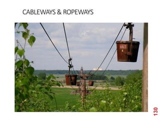 CABLEWAYS & ROPEWAYS
130
 