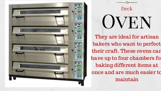 Equipment needed for a commercial bakery kitchen