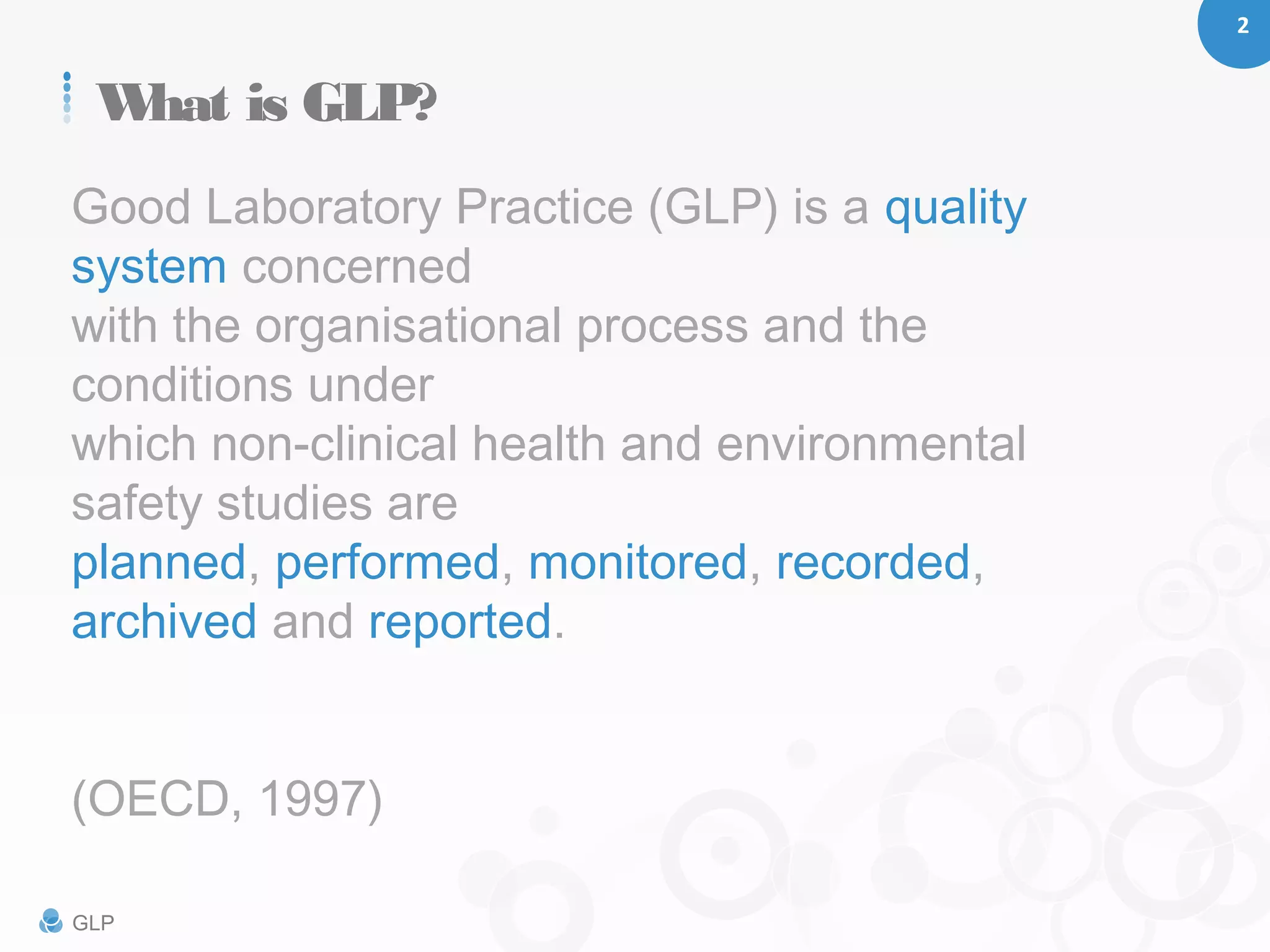 Equipment reagent and materials in glp | PPT