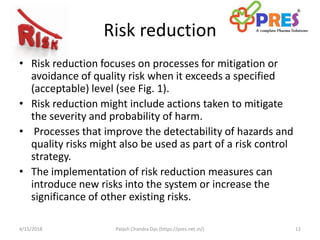 Engineering Risk Reduction Equipment risk management - a quality systems approach | PDF