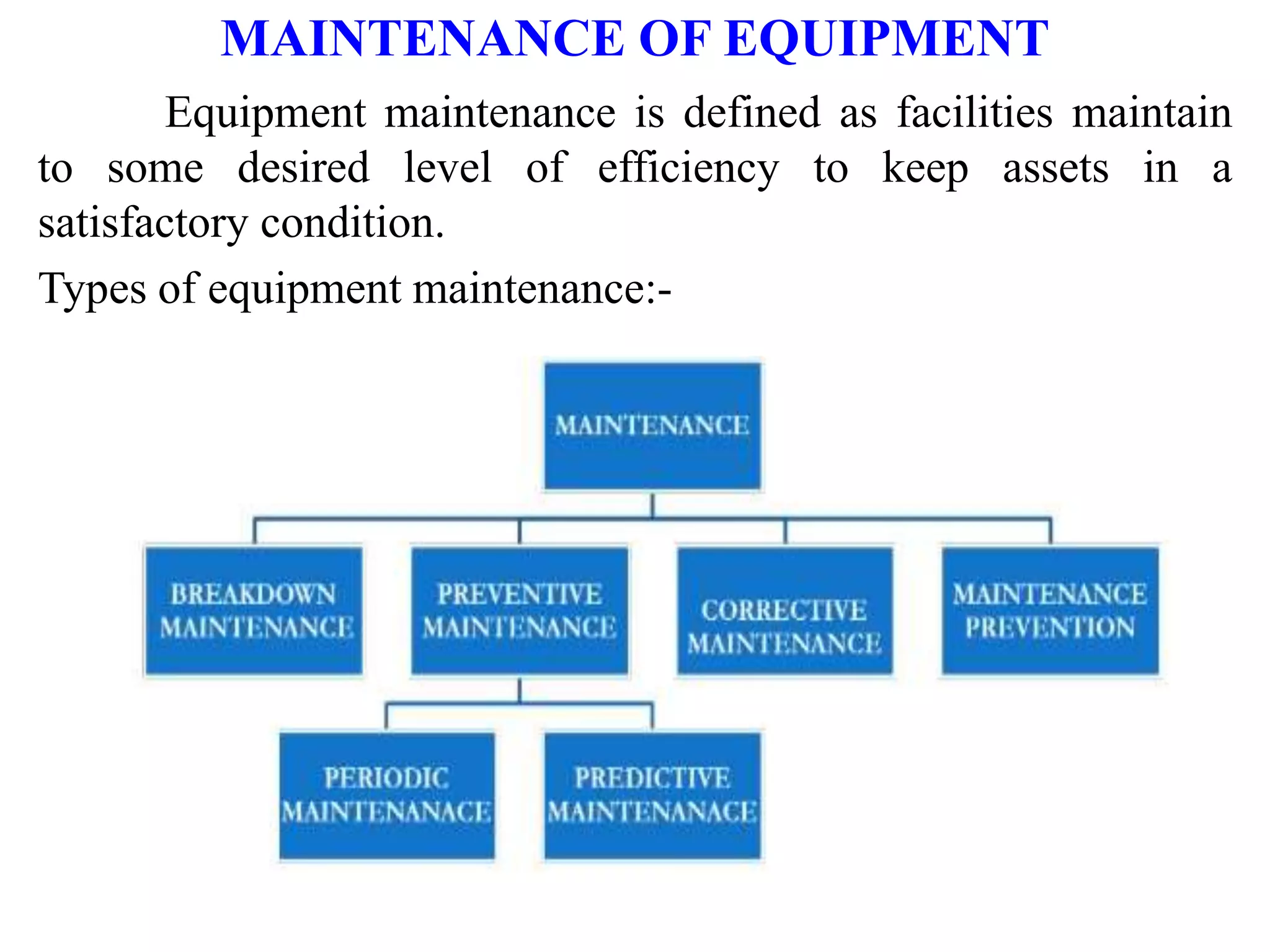Equipments and Raw Materials | PPTX