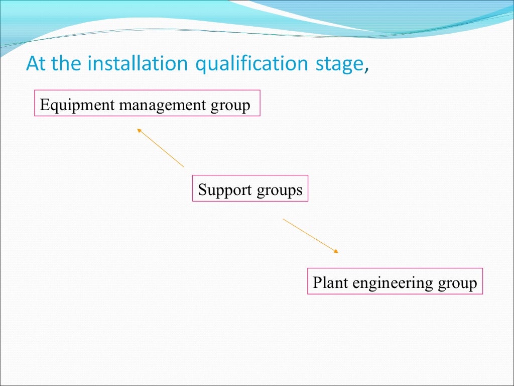 Equipment validation