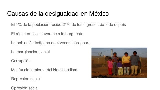 Desigualdad internacional y el desarrollo en México