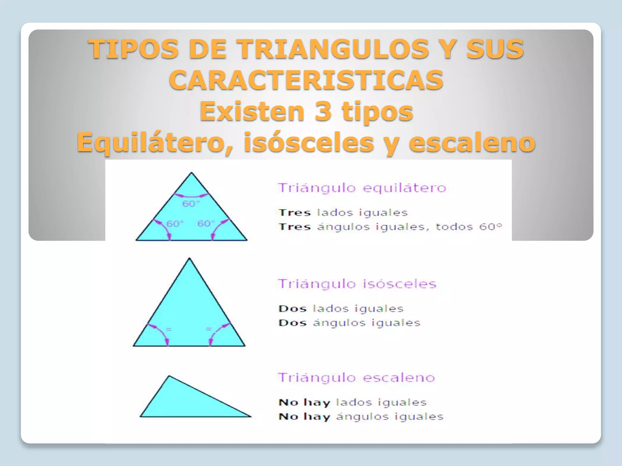 Triangulo Equilatero Isosceles Escaleno
