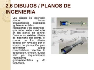 Requerimientos dimensiónales