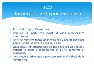 Propósito de calidadDesempeño de la auditoria de calidadFrecuencia de la auditoriaReporte y documentación sobre la auditoria de calidadAuditoria de acción correctivaConsideraciones en una A. de C.