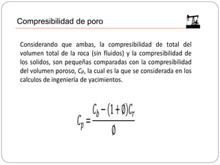 Compresibilidad de poro
 