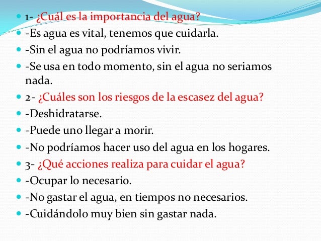 Entrevistas "Escasez del Agua"