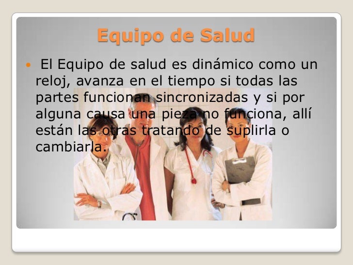 Equipo de salud Equipo de salud