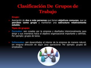 Se generan resultados que son producto del trabajo colectivo