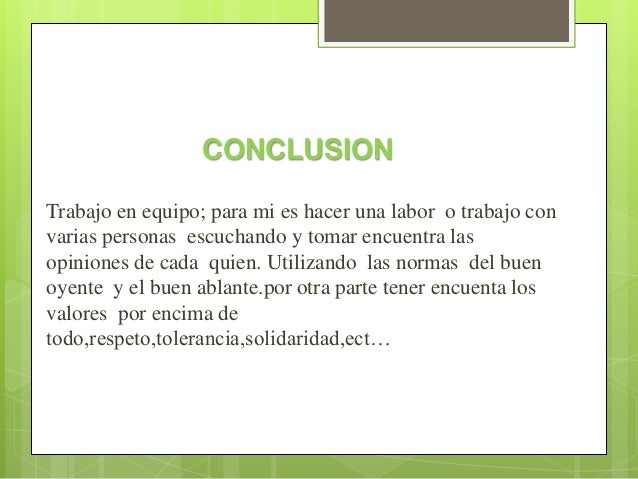 trabajo en equipo
