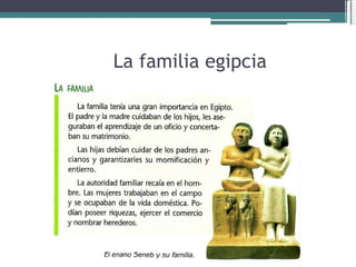 La familia egipcia  