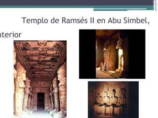 Templo de Ramsés II en Abu Simbel,  interior  