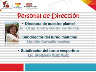 Personal de Dirección
 